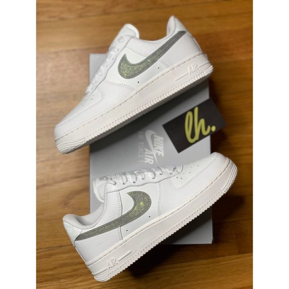 Sz 6.5 w Nike Air Force 1 Low "Glitter Swoosh Purple" - Picture 5 of 5